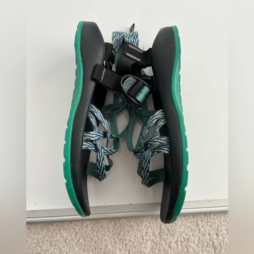 Chaco Kids Sandals - Black and Teal